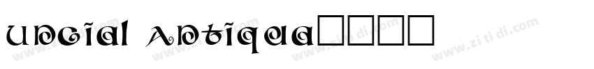 Uncial Antiqua字体转换